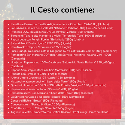 Cesto di Natale "Ma che Bontà" - 22 Prodotti enogastronomici ricercati