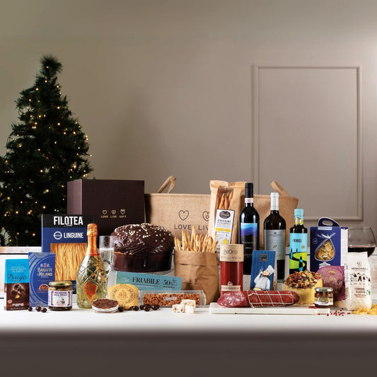 Cesto di Natale "Esclusivo" - 21 Prodotti enogastronomici ricercati