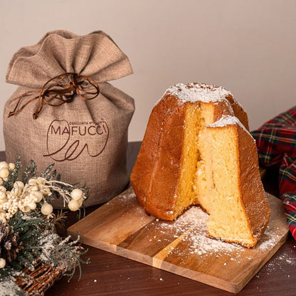 Pandoro "Mafucci" Sacchetto in Juta ricetta artigianale