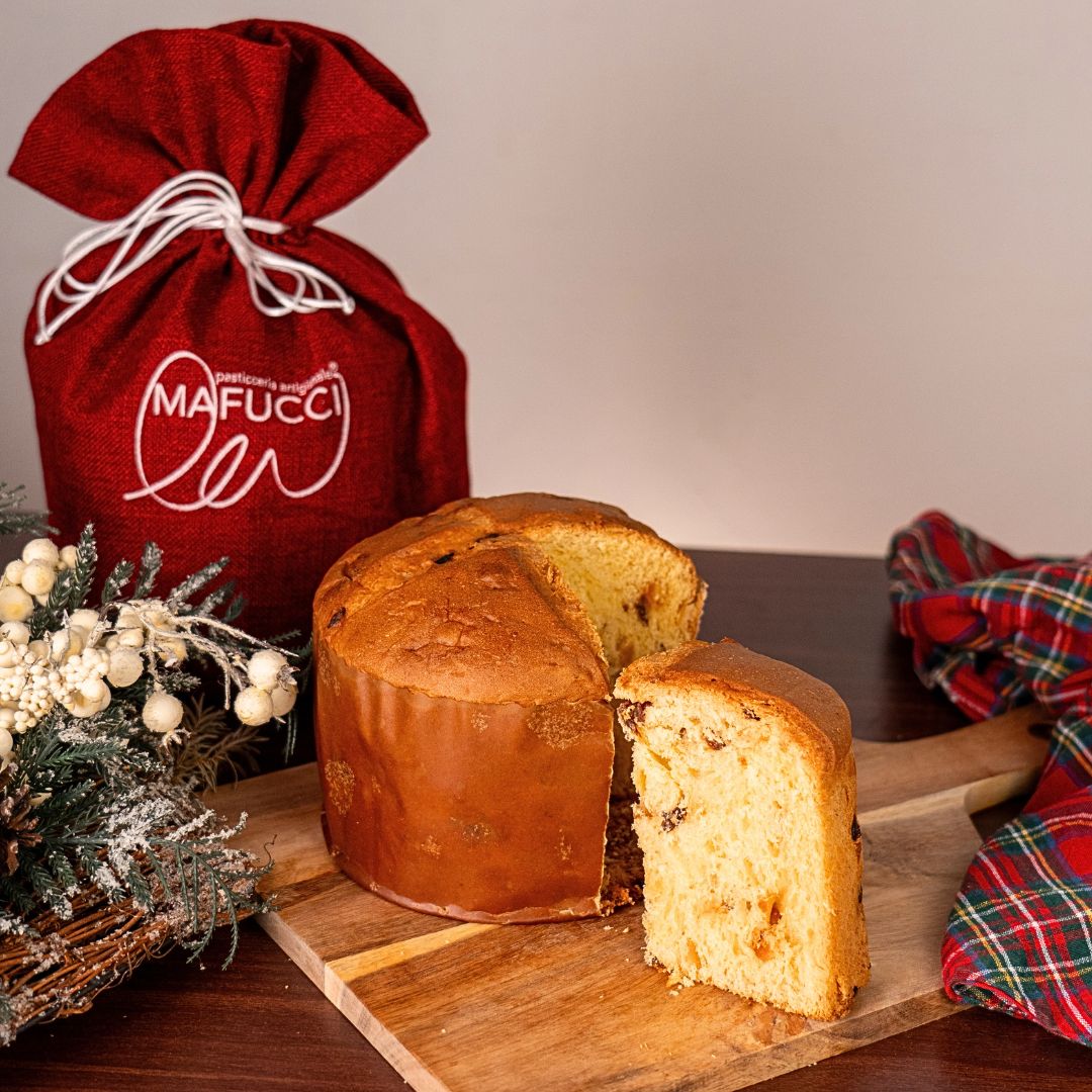 Traditionelles Panettone"Mafucci"Jutebeutel-handgemachtes Rezept