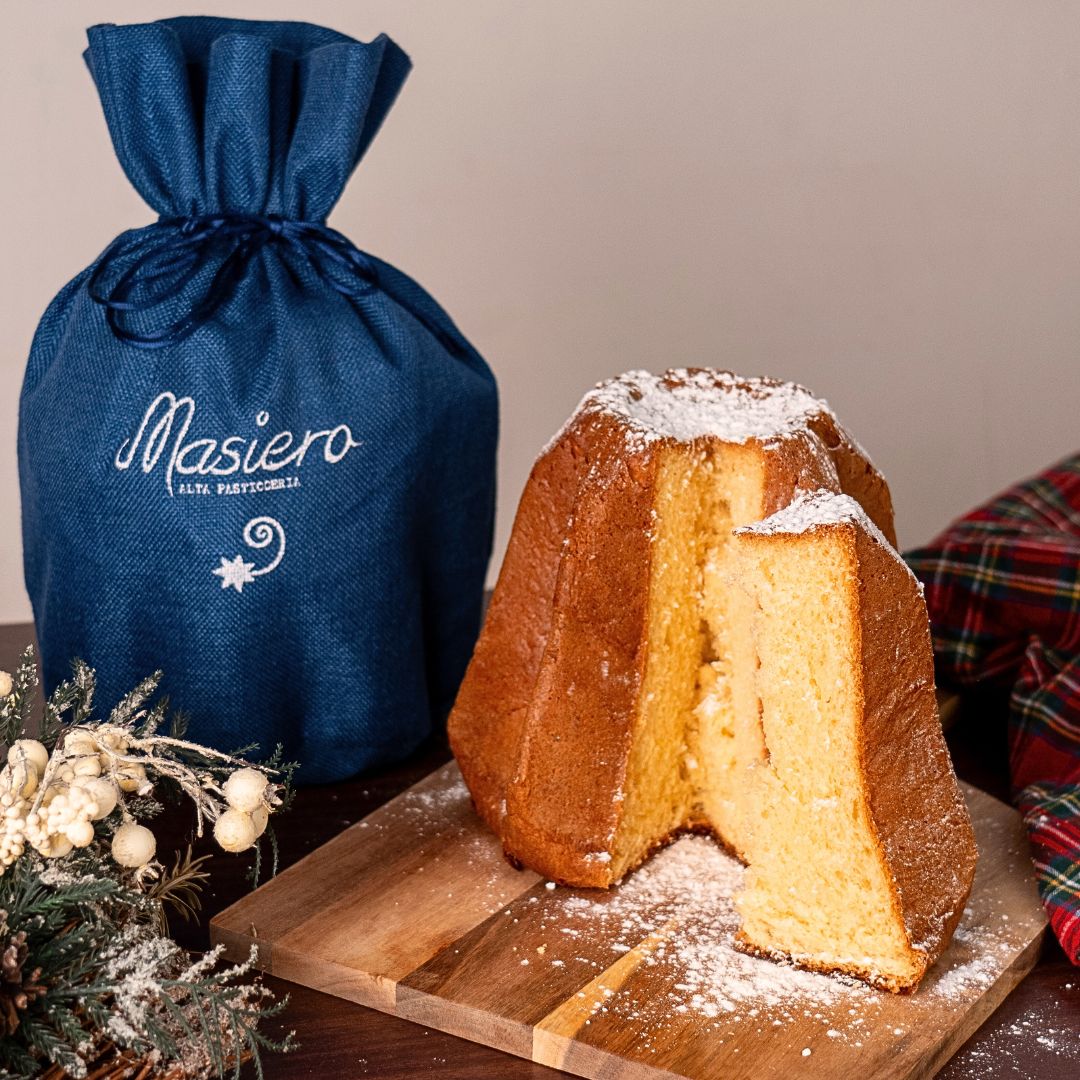 Pandoro "Masiero" Sacchetto in juta ricetta artigianale