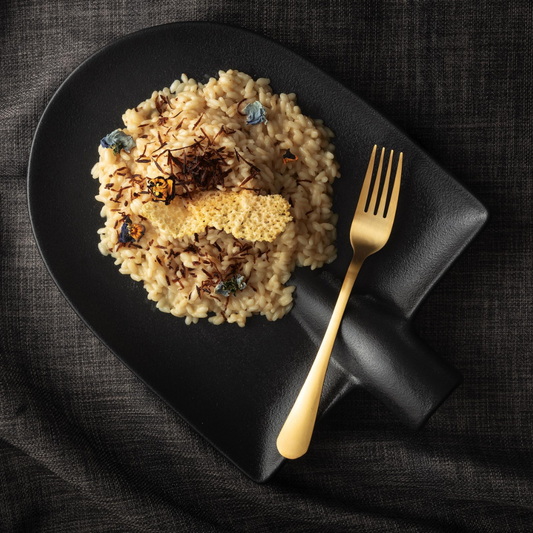 "Perla" Christmas basket - Parmesan risotto with balsamic flakes - Recipe box