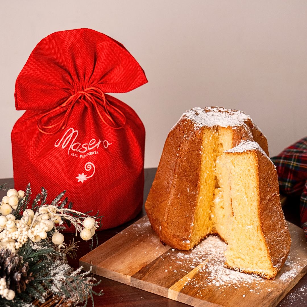 Pandoro "Masiero" Sacchetto in juta ricetta artigianale
