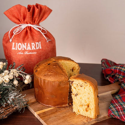 Recette artisanale du sac en jute traditionnel Panettone"Lionardi"
