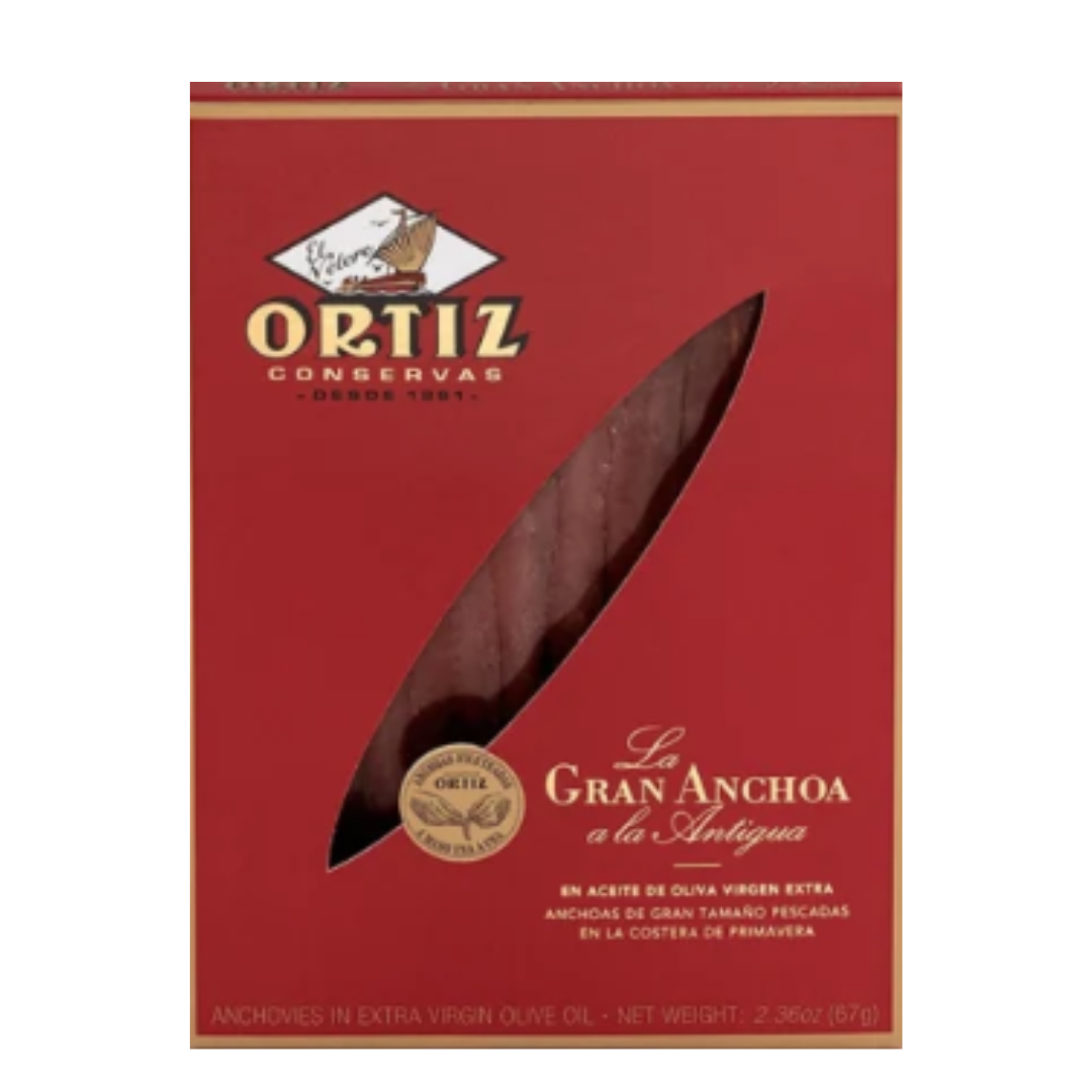 Acciuga grande del mar Cantabrico all'olio E.V.O. Ortiz 67g