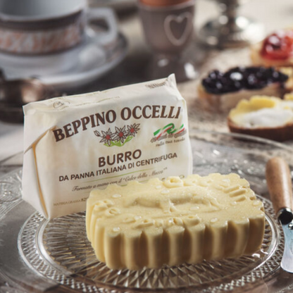 Burro Calco "Stelle Alpine" con panna formato a mano "Beppino Occelli" 200g