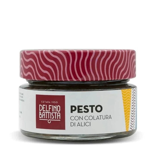 Pesto Cetarese con Colatura di Alici in Olio E.V.O. Delfino Battista 110g