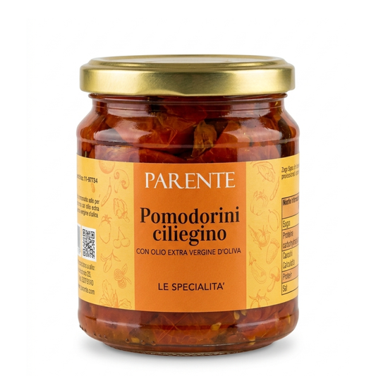 Pomodorini Ciliegino con Olio E.V.O. "Parente" 280g
