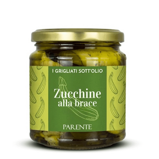 Zucchine alla brace con olio extravergine di oliva Parente 280g