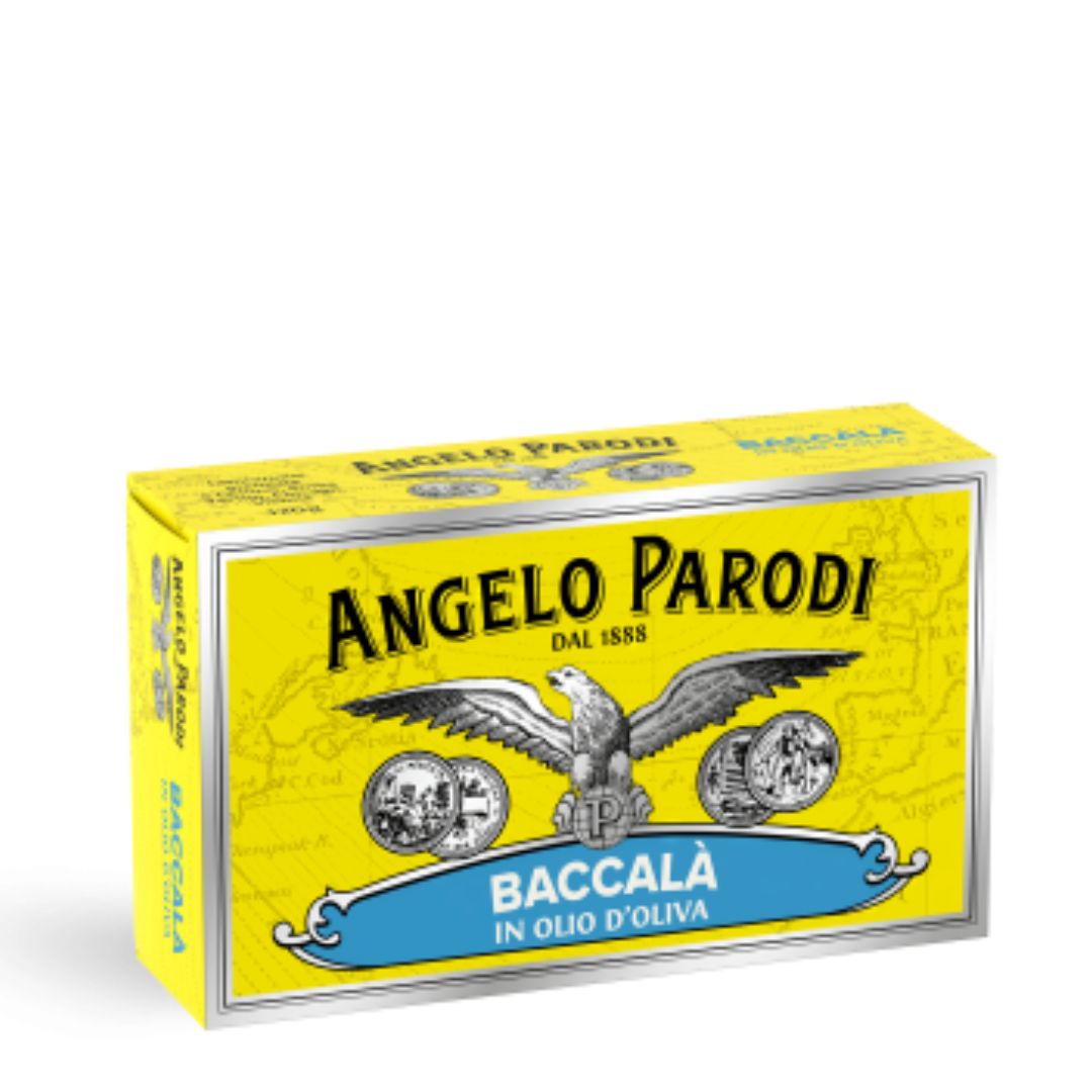 Baccalà in Olio di Oliva Riserva di Famiglia Angelo Parodi 120g