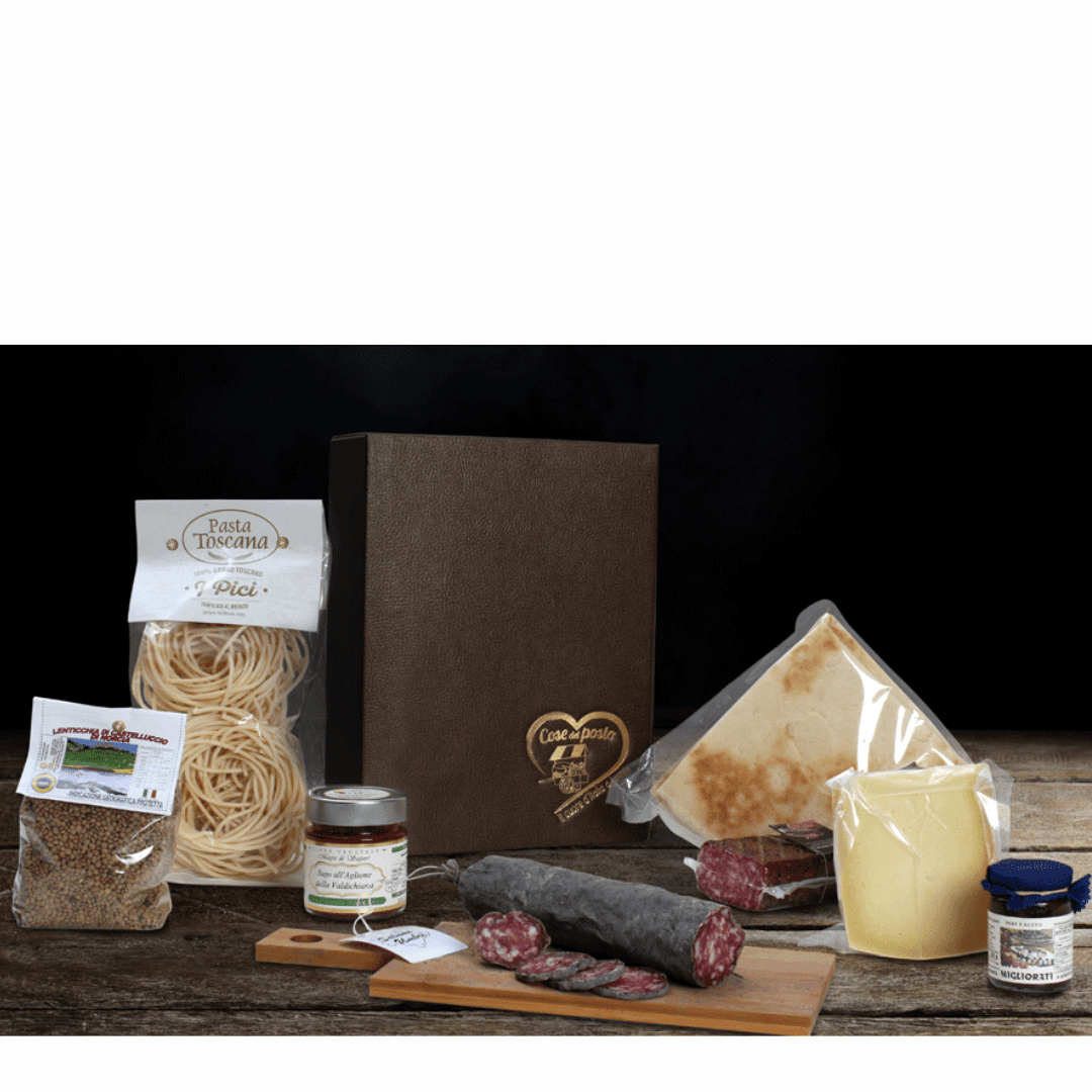 Confezione Regalo "Eccellenze del Posto" - 9 prodotti alimentari tipici italiani