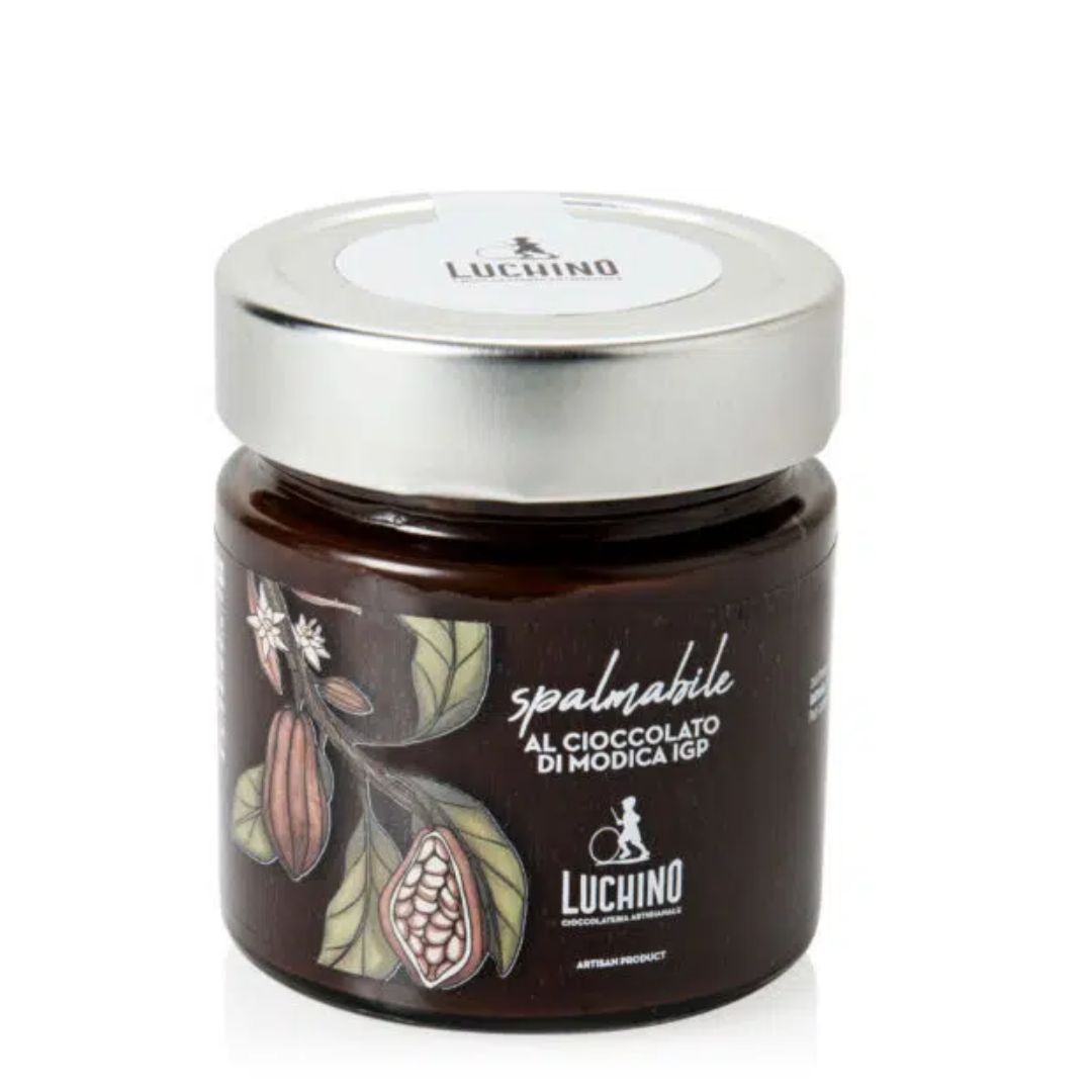 Crema spalmabile al Cioccolato di Modica IGP Gluten free "Luchino" 200g