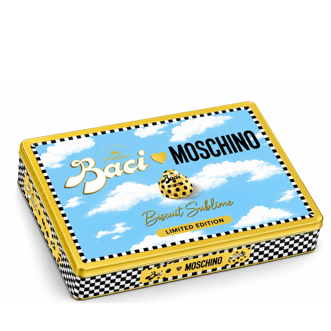 Baci Perugina® al Latte "Moschino" Limited Edition in scatola latta "Perugina" 187,5g Gluten Free