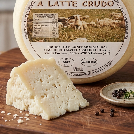 Pecorino a Latte Crudo semistagionato Matteassi 250g