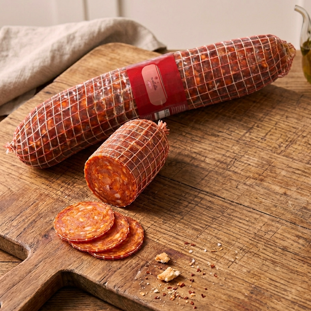 Salame piccante abruzzese "Tavola Italia" 1,3kg circa