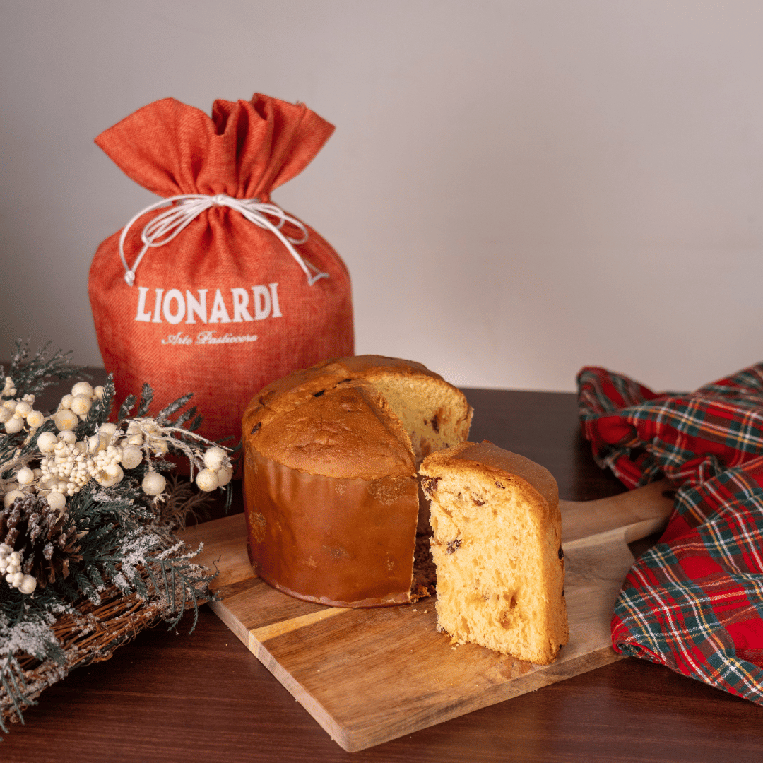 Traditionelles Panettone"Lionardi"Jutebeutel, handgefertigtes Rezept