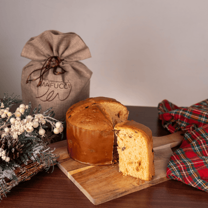 Traditionelles Panettone"Mafucci"Jutebeutel-handgemachtes Rezept