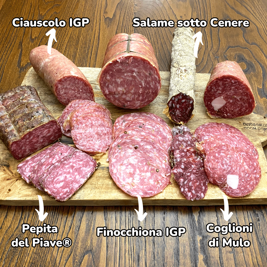 Box degustazione "Salumi d'Italia" - 5 salumi caratteristici