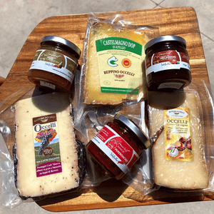 Beppino Occelli cheese tasting pack - 3 cheeses paired with sauces
