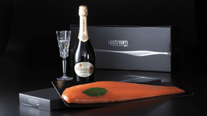 "Baffa and Perrier" Christmas hamper - Salmon and Champagne