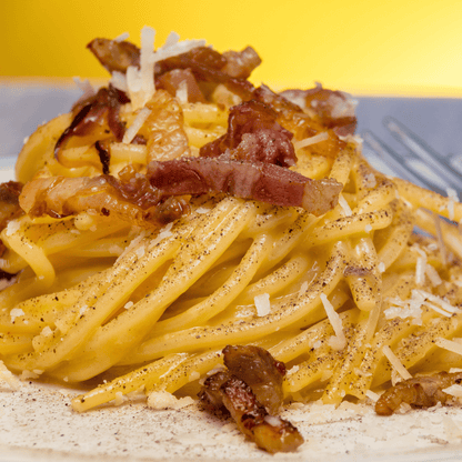 Box ricetta "Bucatini alla Gricia" - Guanciale, Pecorino Romano e Bucatini - max 5 porzioni