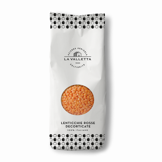 Lenticchie rosse decorticate "La Valletta" Colfiorito 400g