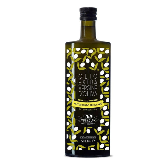 Olio E.V.O. Fruttato Intenso da Oliva Coratina 100% Italiano "Muraglia" 500ml