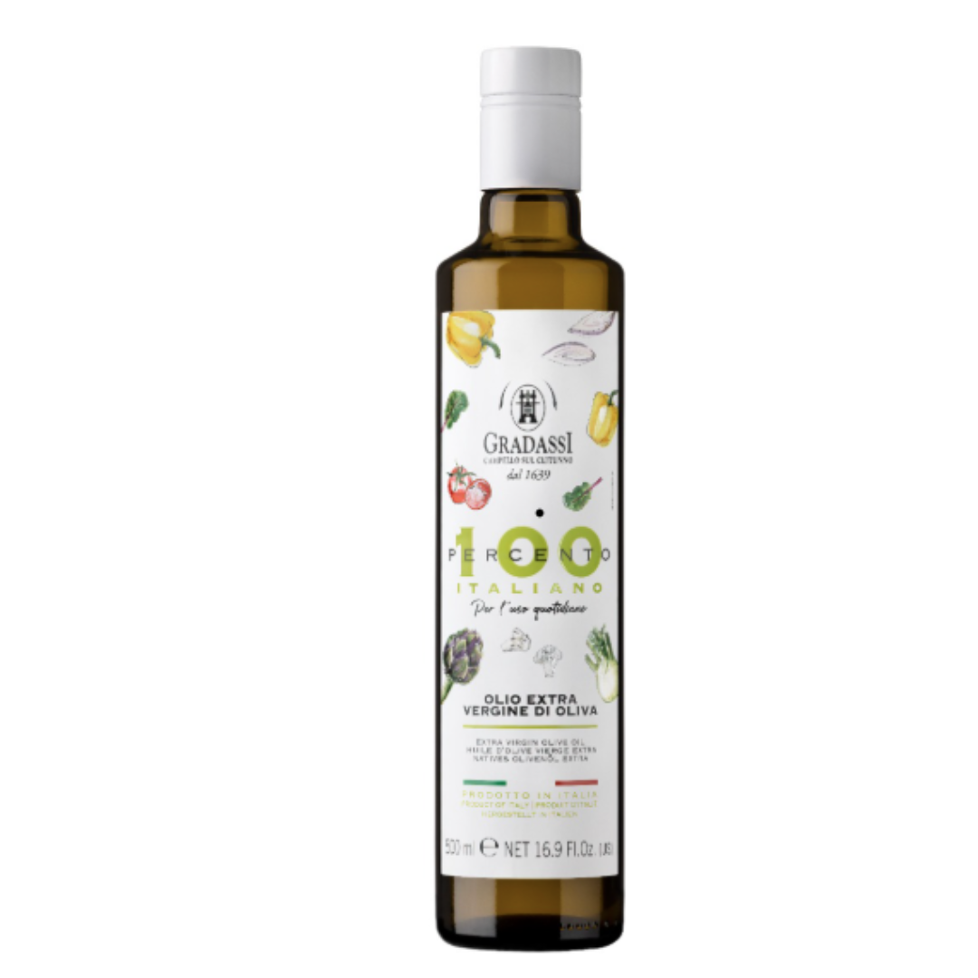 Olio E.V.O. "Cento" 100% Italiano "Gradassi"