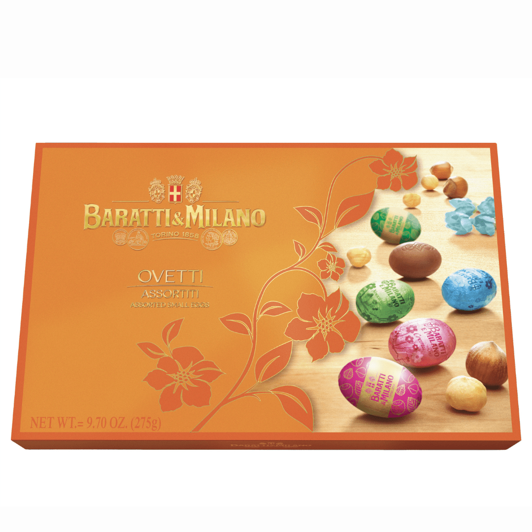 Ovetti assortiti in scatola regalo Baratti&Milano 275g