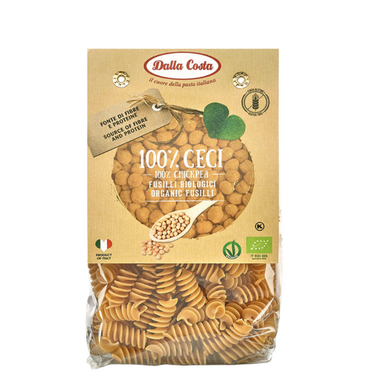 Fusilli Vegani Bio ai Ceci Senza Glutine Dalla Costa 250g