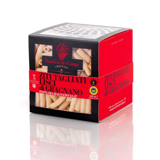 Ziti tagliati lisci Pasta di Gragnano IGP "Pastificio dei Campi"  500g