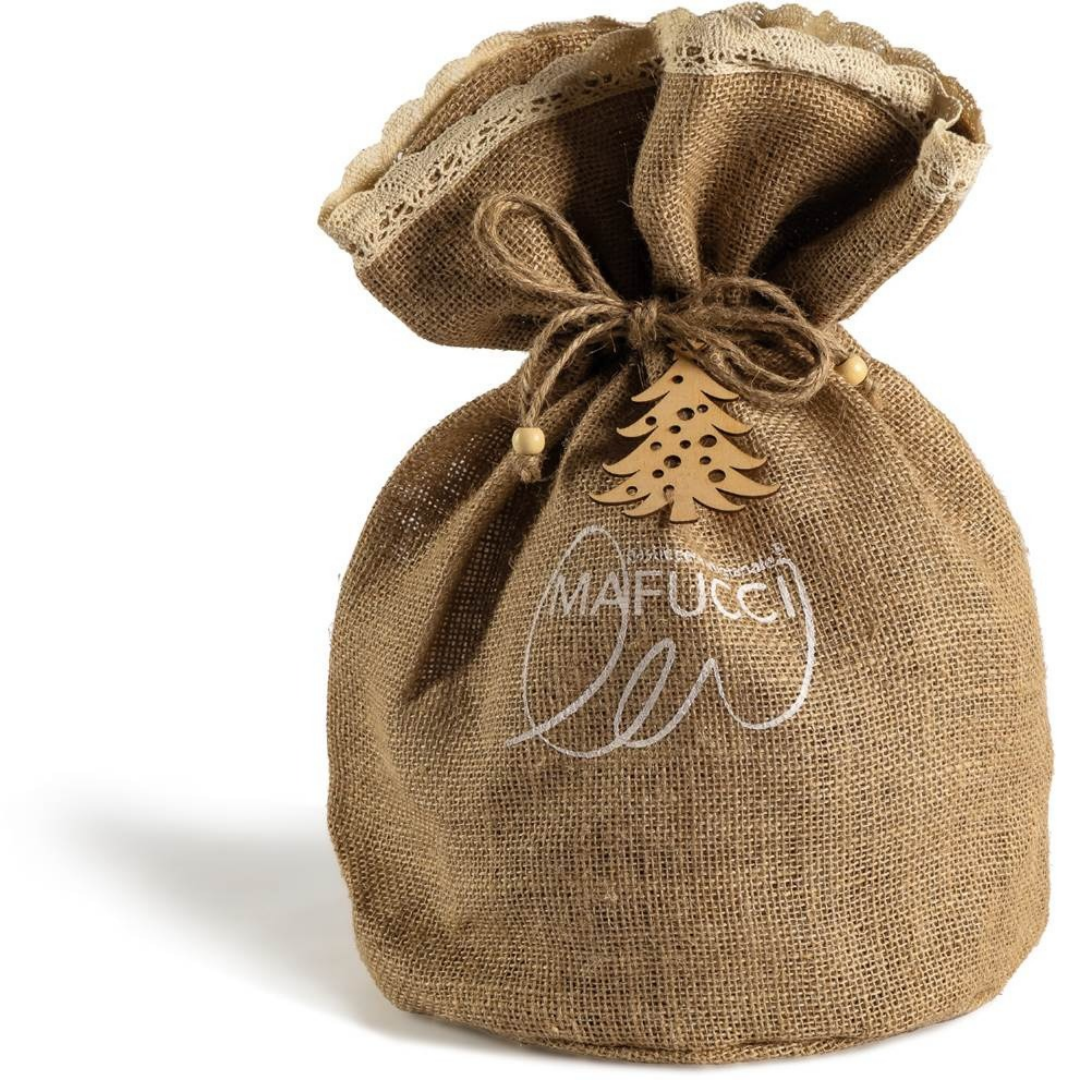 Klassisches Pandoro „Mafucci“ handwerkliches Rezept im Stoffbeutel