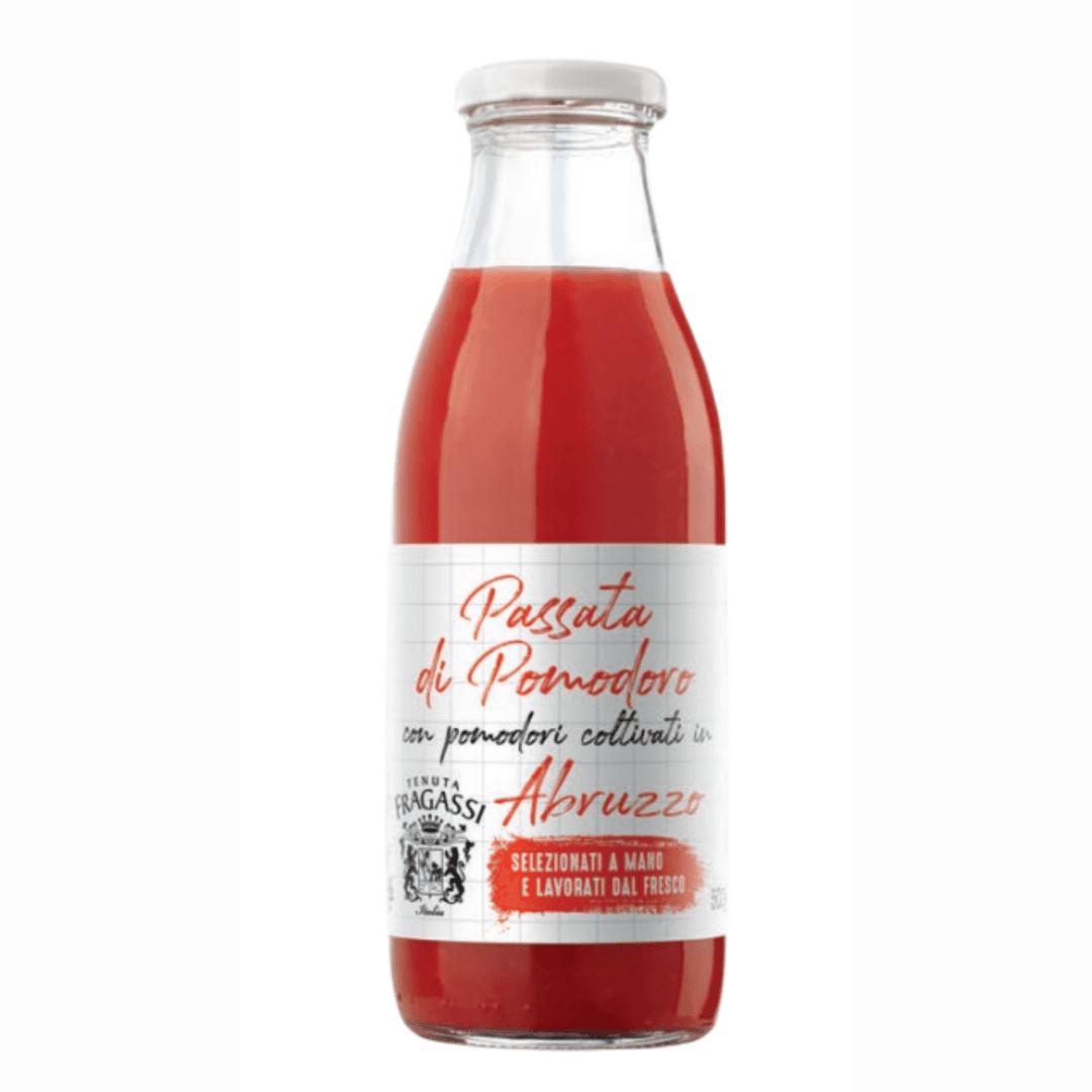 Passata di Pomodoro "Filiera Abruzzo" selezionati a mano e lavorati dal fresco Tenuta Fragassi 500g