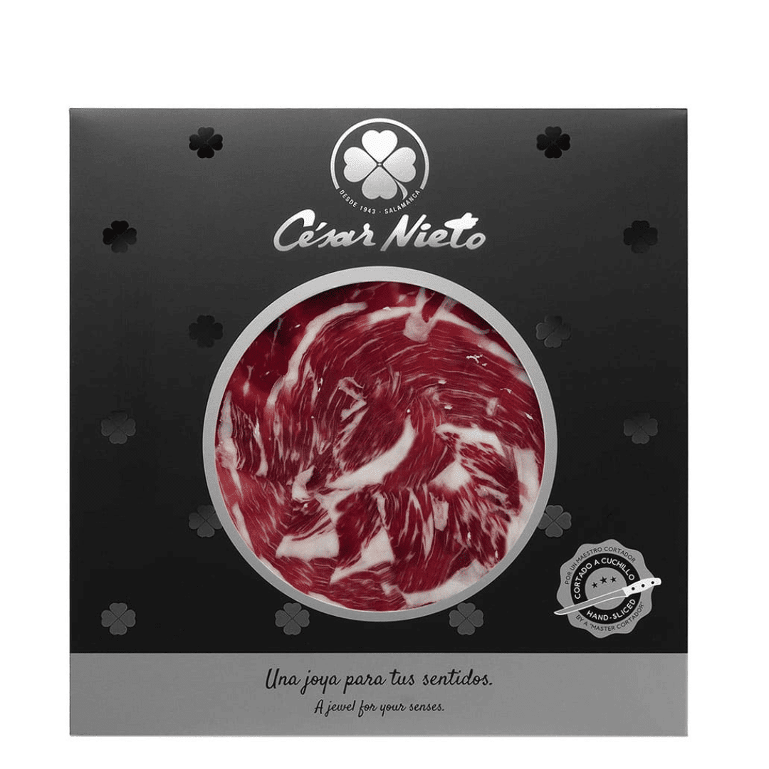 Patanegra Jamon Ibérico +30 months affettato a mano Cesar Nieto 100g