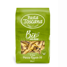 Load image into Gallery viewer, Organic Penne Rigate bronze drawn Pasta Toscana
