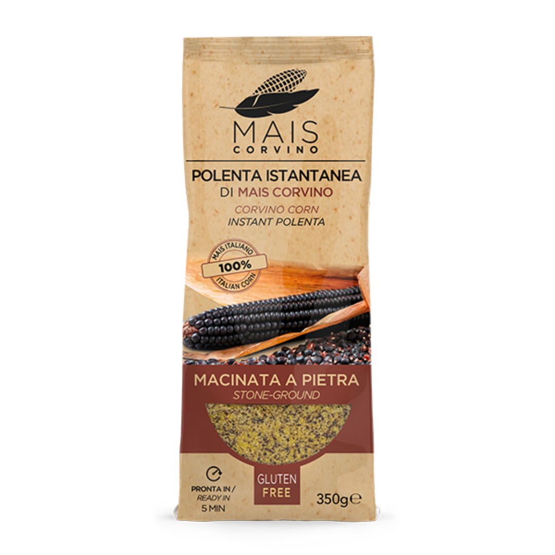 Polenta istantanea di Mais Corvino macinata a pietra Gluten Free 350g