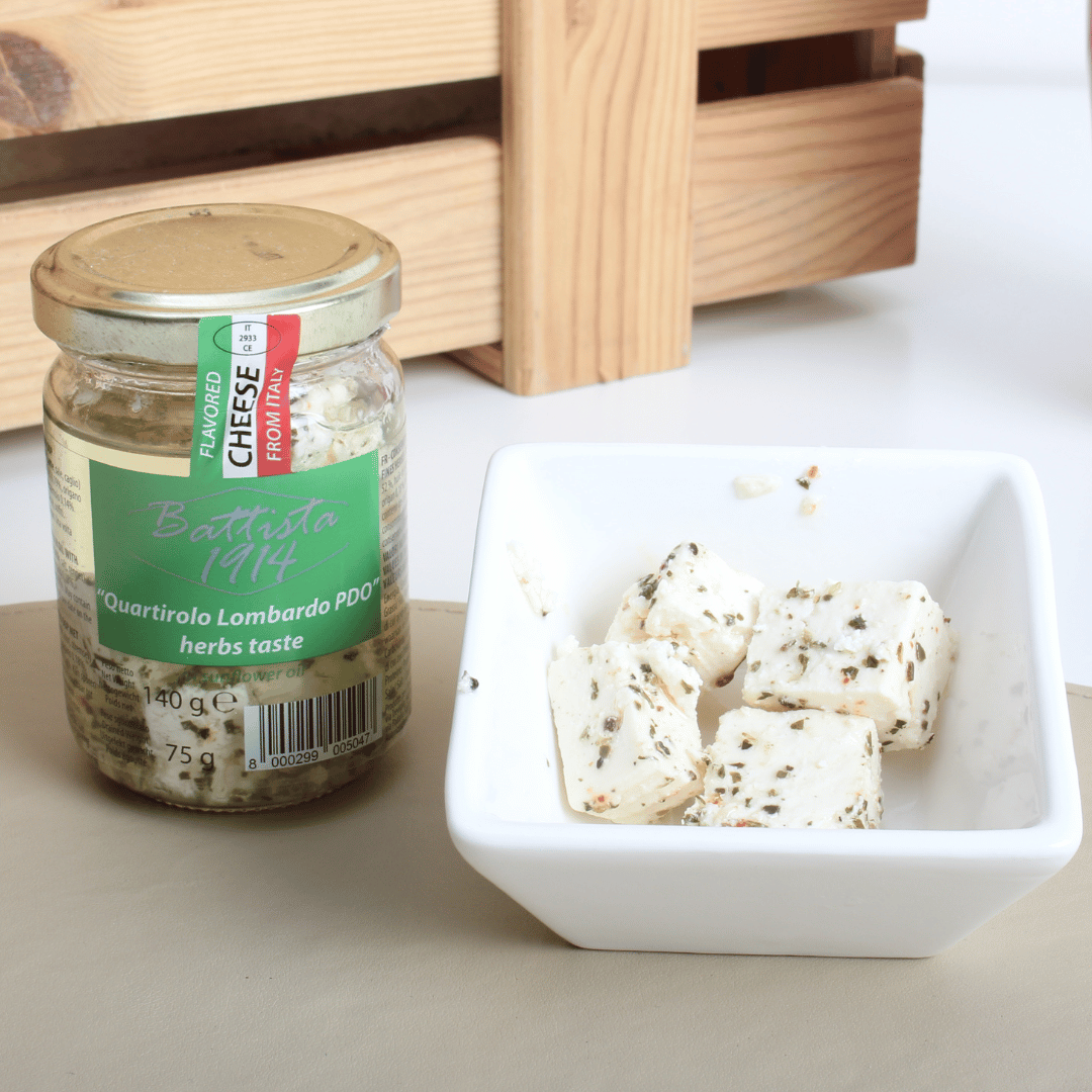 Quartirolo Lombardo DOP sott'olio alle Erbette Arrigoni 140g