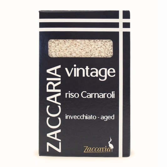 Carnaroli Riz Vieilli Vintage 1Kg"Zaccaria"en Boîte