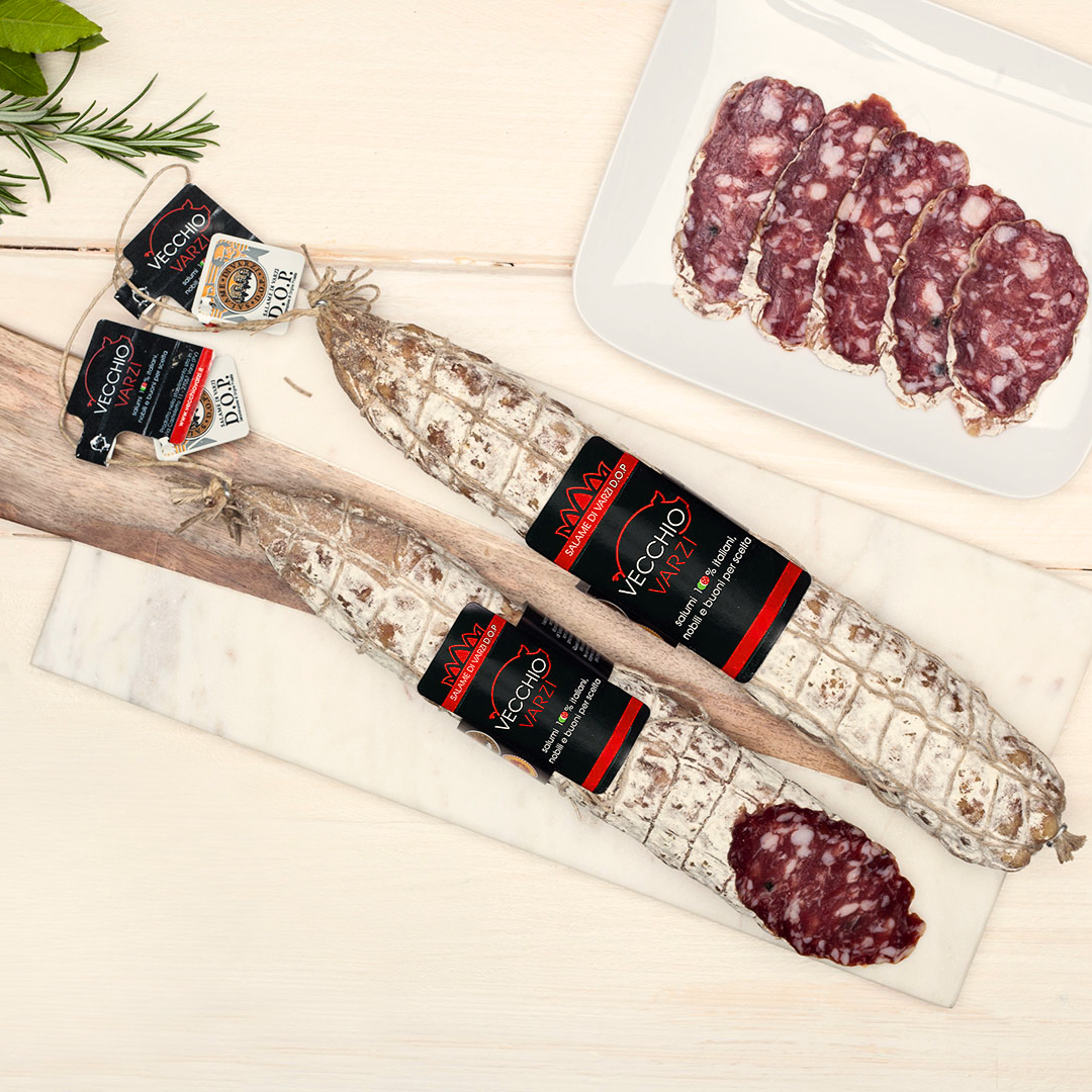 Salame di Varzi DOP "Sottocrespone" Vecchio Varzi 400g