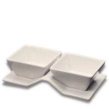 Load image into Gallery viewer, &quot;Guinigi Home&quot;appetizer set in white porcelain

