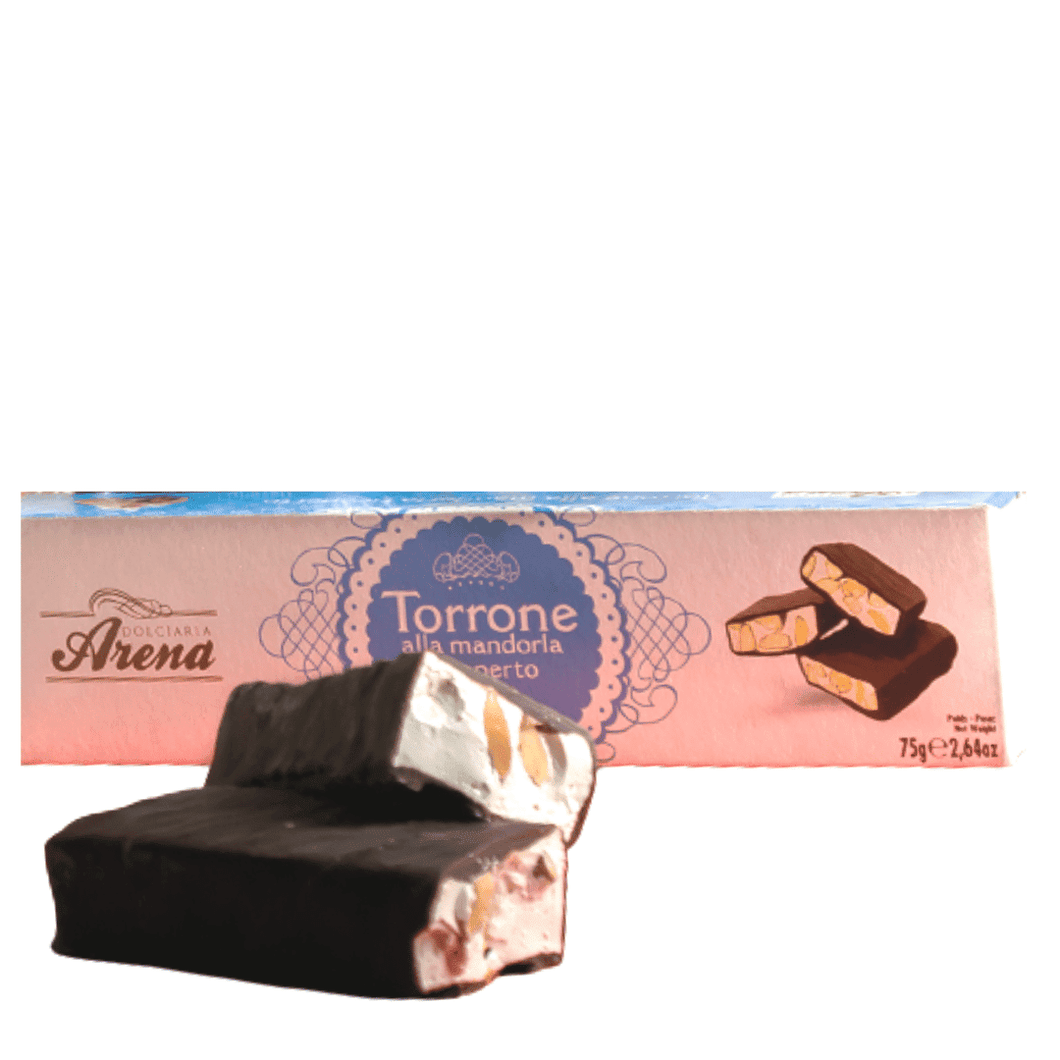 Classic almond nougat covered with 