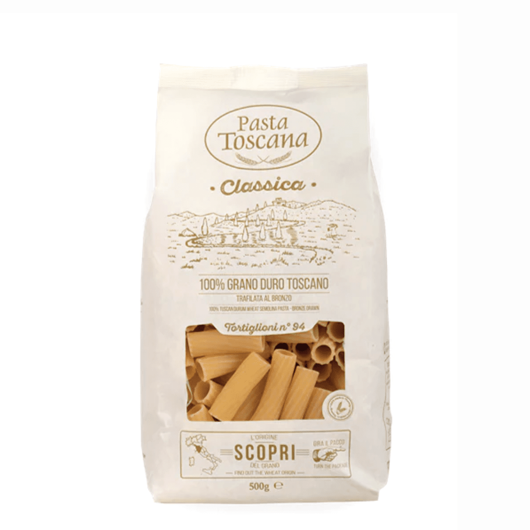 Tortiglioni Trafilati in Bronzo Pasta Toscana 500g