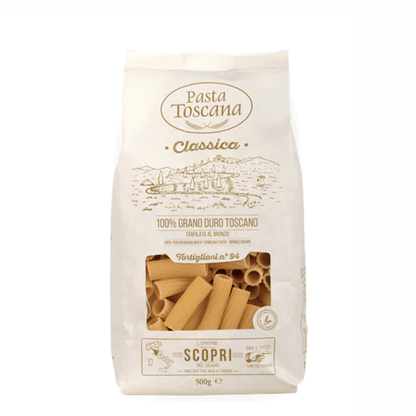 Tortiglioni Trafilati in Bronzo Pasta Toscana 500g