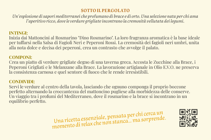 Box Grecia - Sotto il pergolato... Mattoncino snack  con 4 abbinamenti