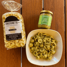 Load image into Gallery viewer, Recipe Package Orecchiette Turnip Tops &amp; Anchovies
