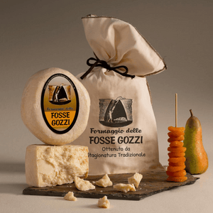 Fosse Gozzi-Käse „L'antica cascina“, 350 g-Scheibe 