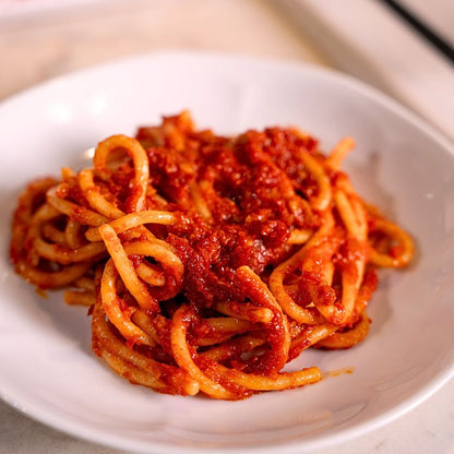 Box Ricetta Pici all'Aglione - Pici Toscani e sugo all'Aglione pronto prodotti in Toscana - max 4 porzioni