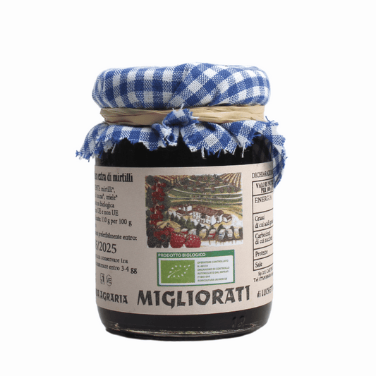 Confettura biologica di Mirtilli Migliorati 100g