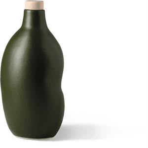 Oliera Design Impronta in Ceramica Umbra realizzata a Mano con tappo dosatore “Guinigi Home” 700ml / cm ø 9,5x21h