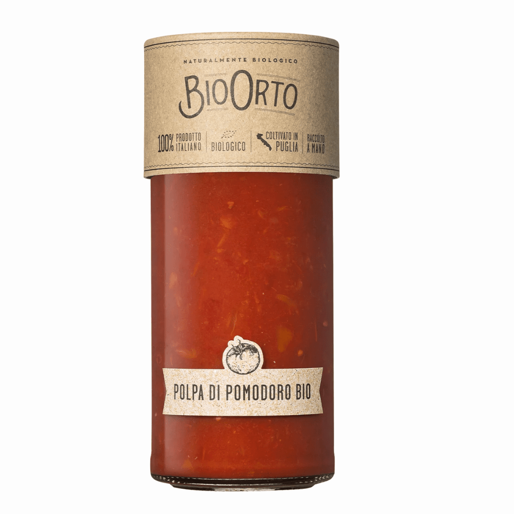 BioOrto hand-picked organic tomato pulp 520g
